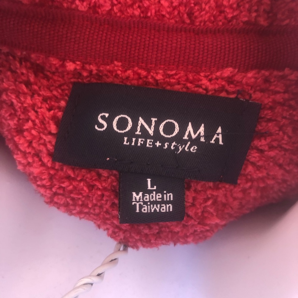 Sonoma red long sleeve sweater size large - Picture 3 of 6